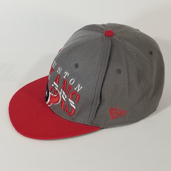 NFL Apparel Houston Texans Cap Hat Snapback Gray Red Vintage Collection - Picture 3 of 7